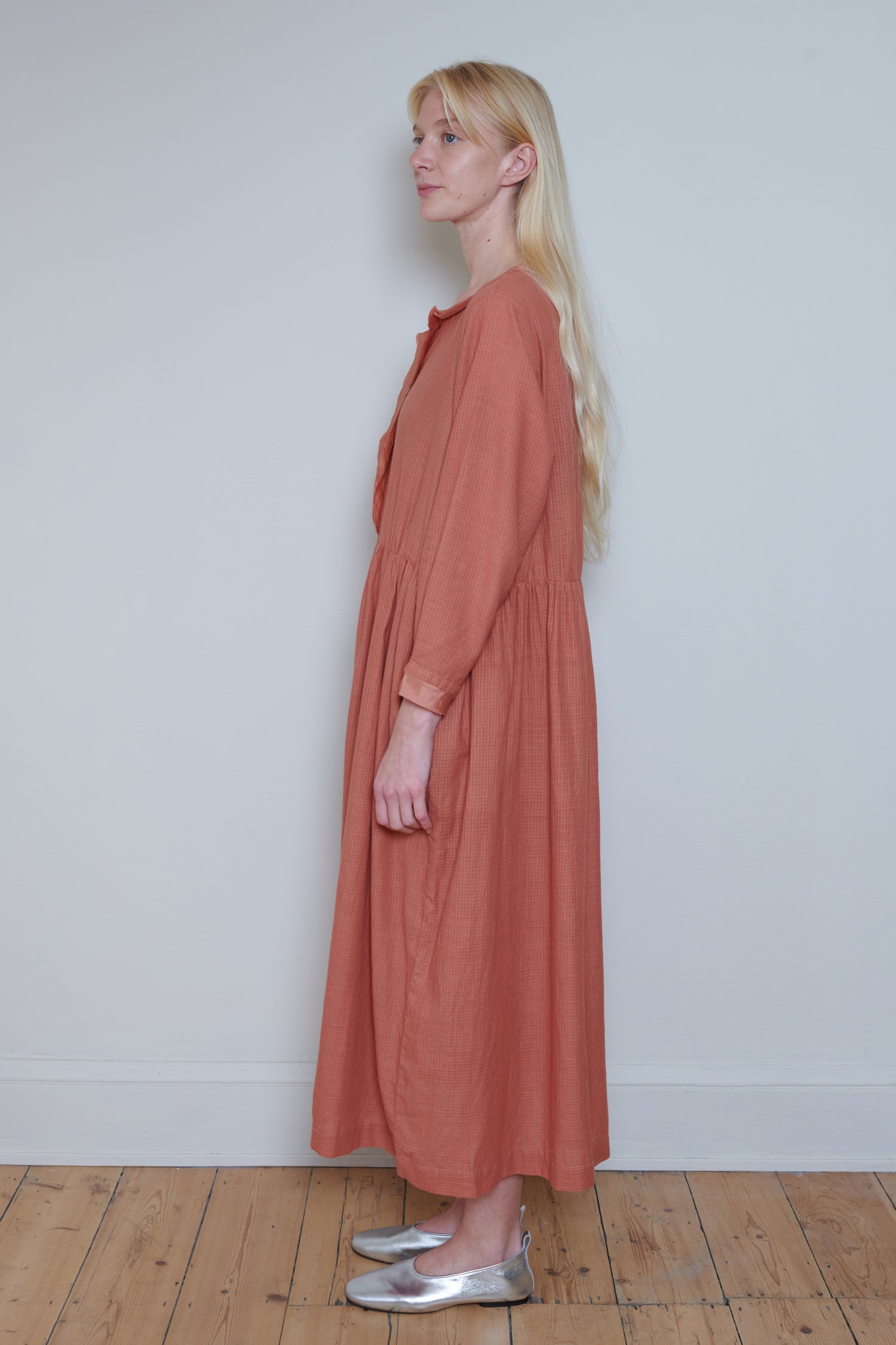 Runaway Bicycle | Frill Dress - Peach