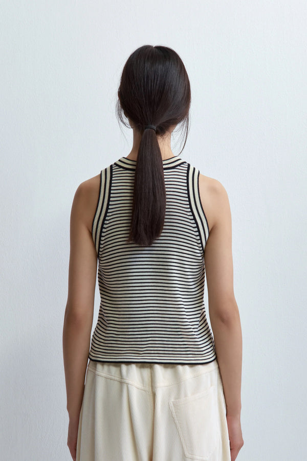 Cordera Cotton Striped Tank Top