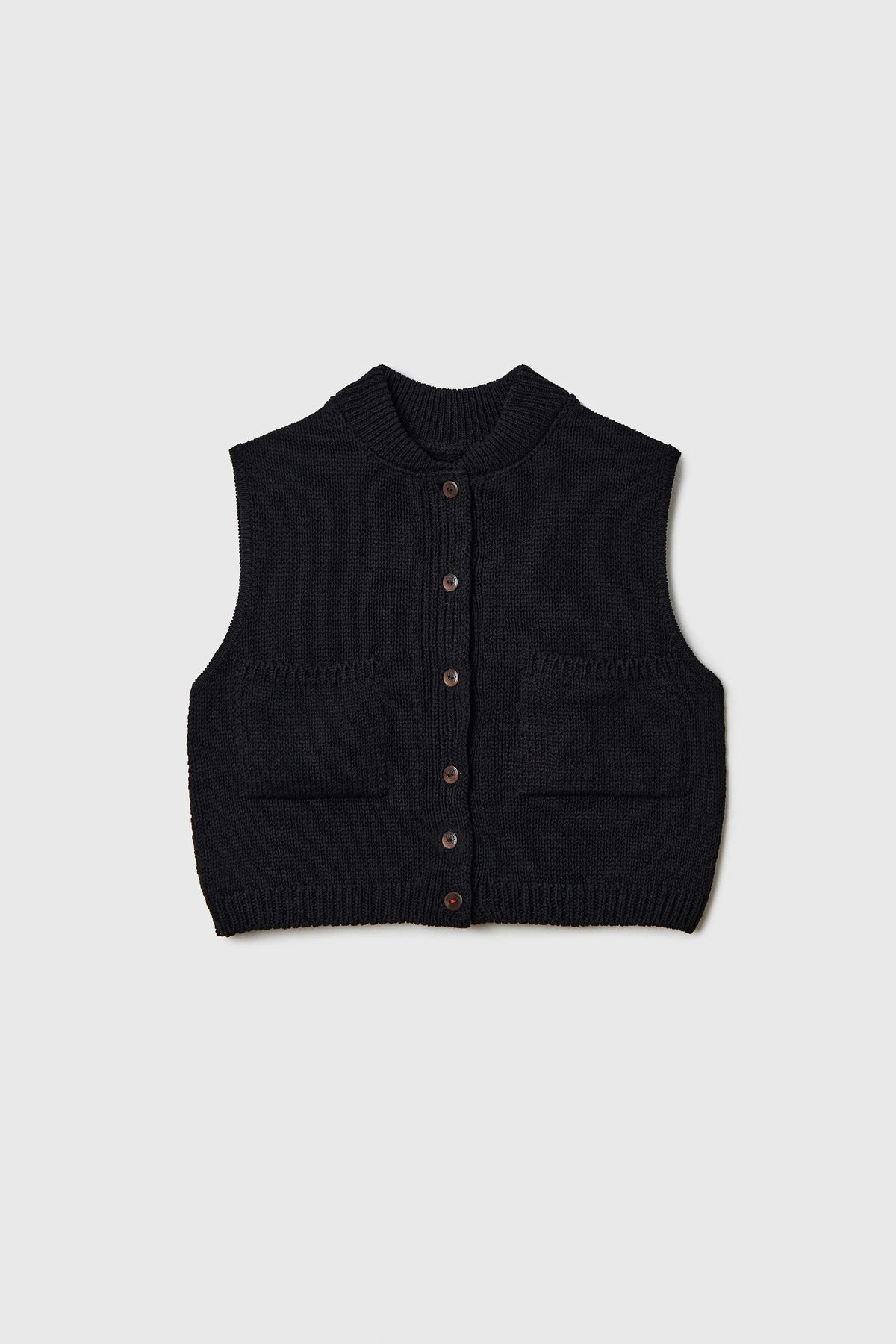 Cordera | Cotton Waistcoat - Black