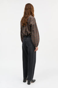 Skall | Cilla Shirt - Green/Red Check