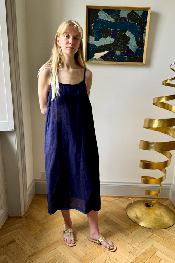 Runaway Bicycle Lily Indigo Slip Dress