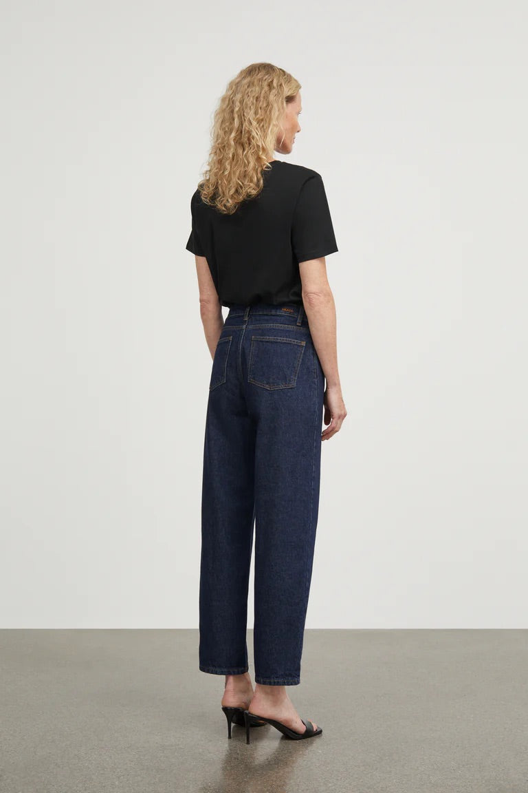 Skall | Allison Cropped Jeans - Indigo