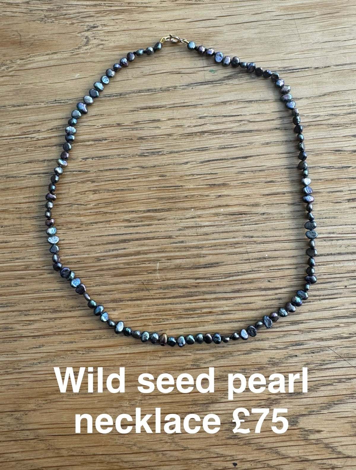 Wild seed Pearl necklace