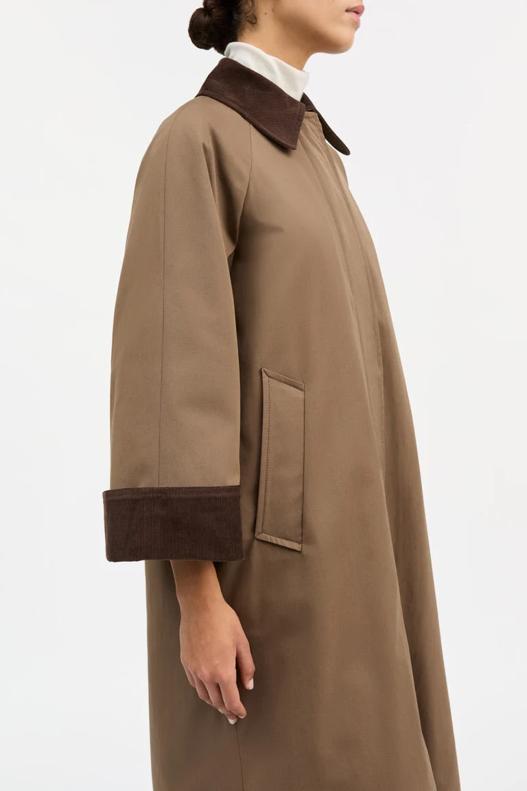 Skall | Gaby Coat - Taupe Brown