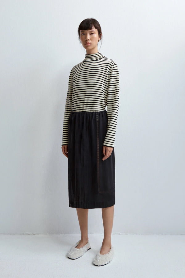 Cordera Cotton Striped Turtleneck Sweater