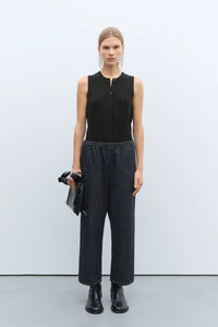 Cordera | Denim Relaxed pants - Black