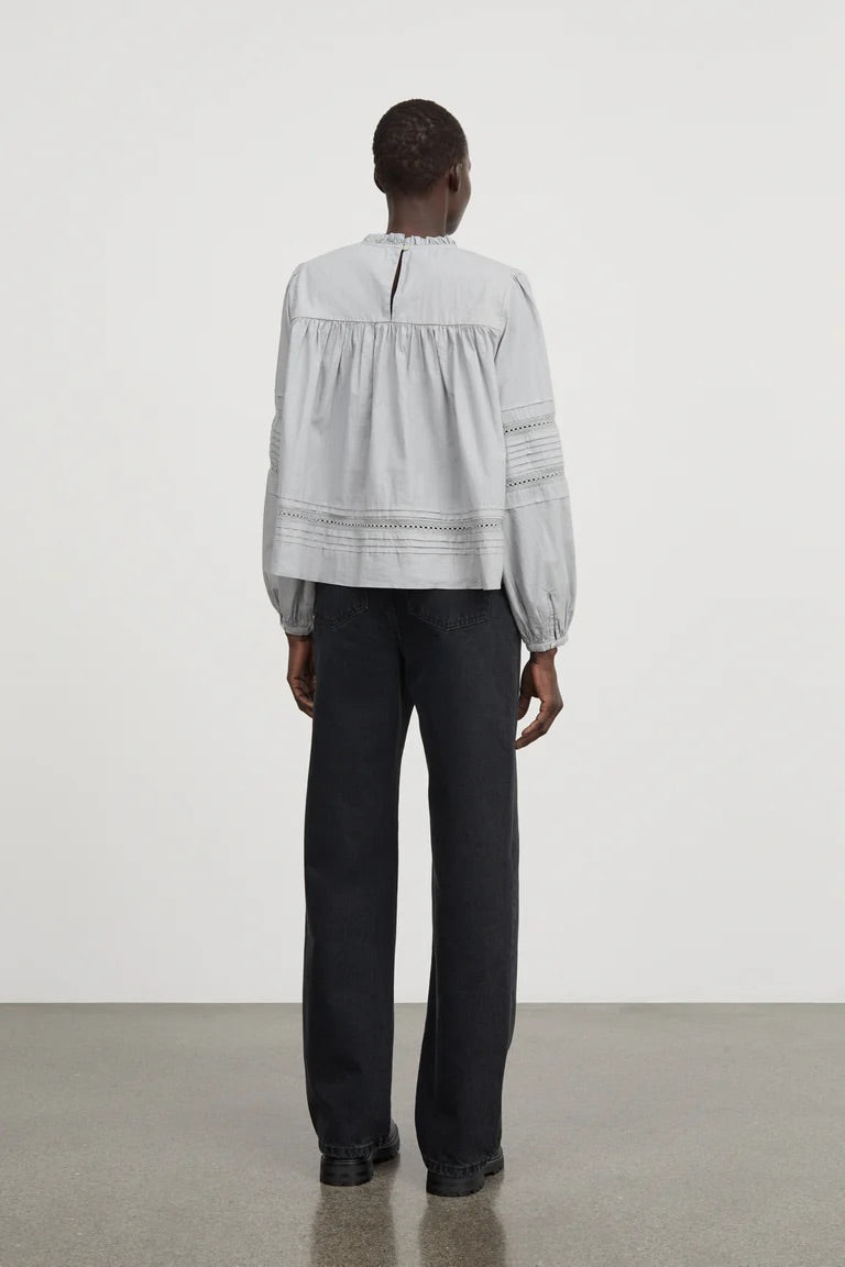 Skall | Bianco Blouse - Cloud Grey