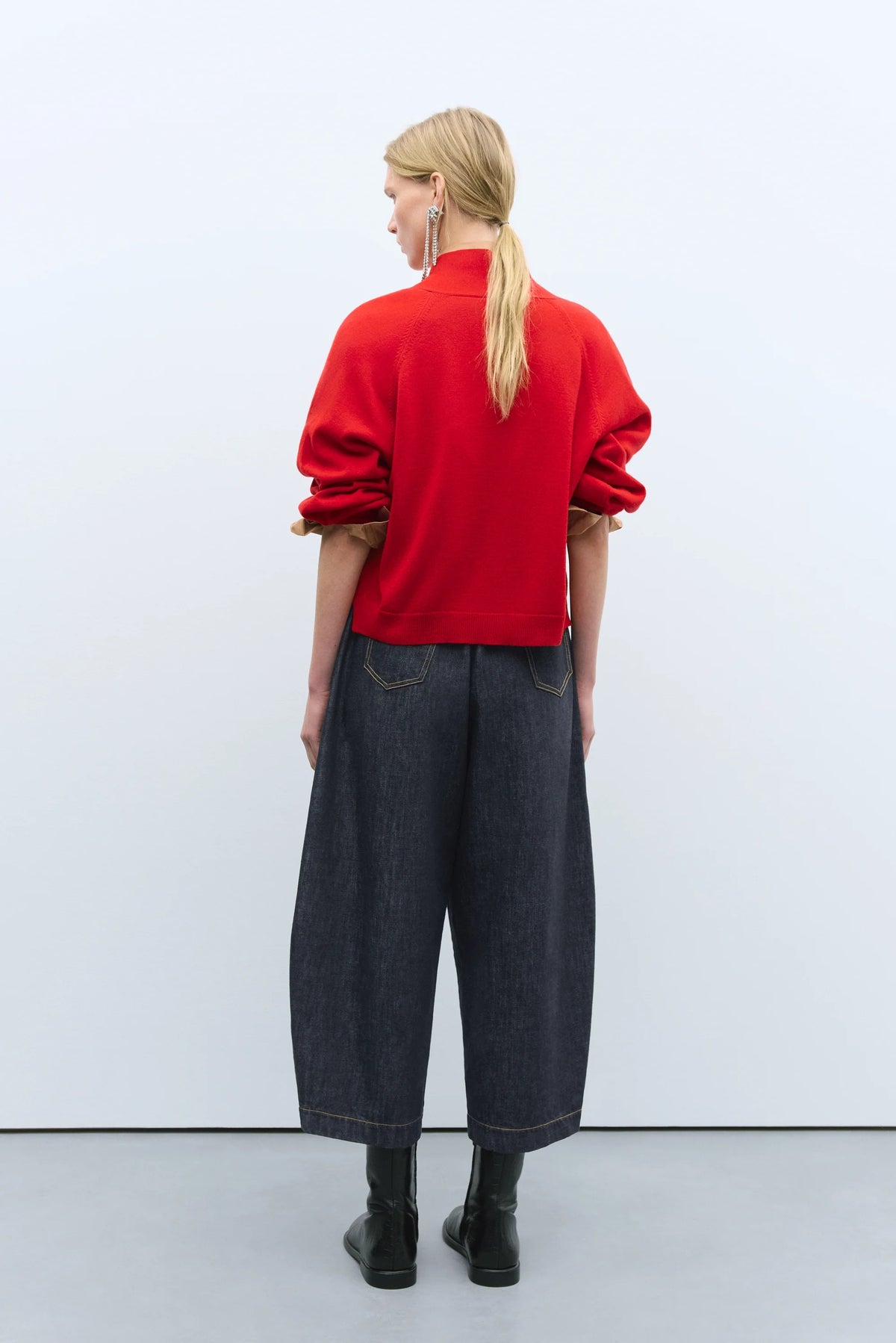 Cordera | Merino Wool Cardigan - Red