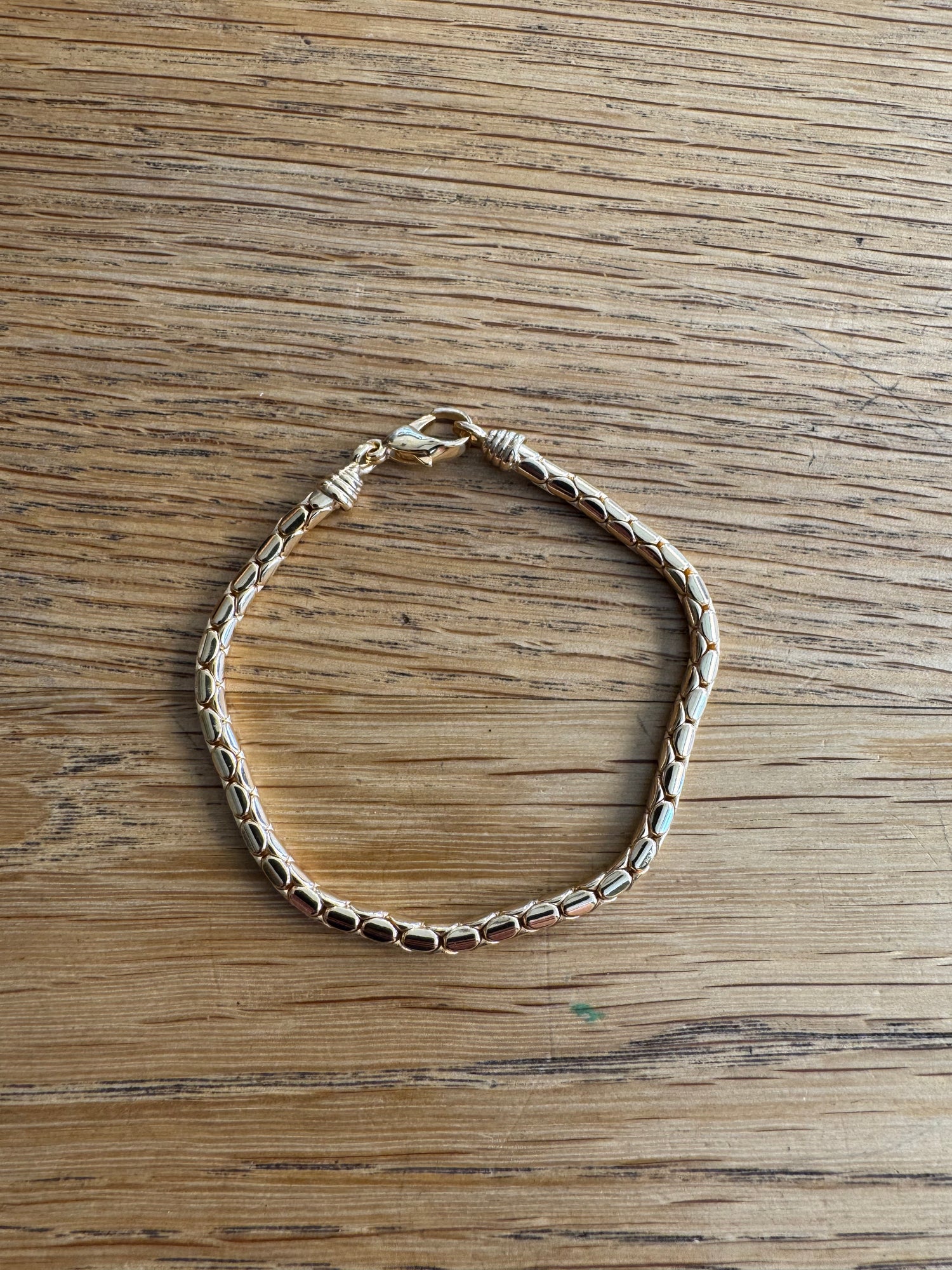 Thick Gold Chain Bracelet