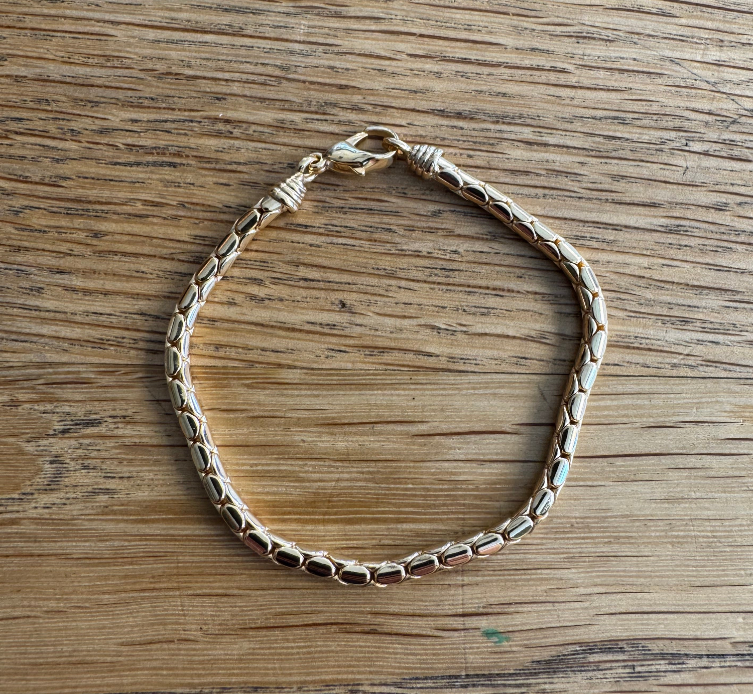 Thick Gold Chain Bracelet