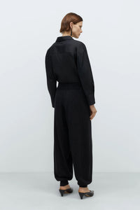 Cordera | Flecked Cotton Pants - Anthracite