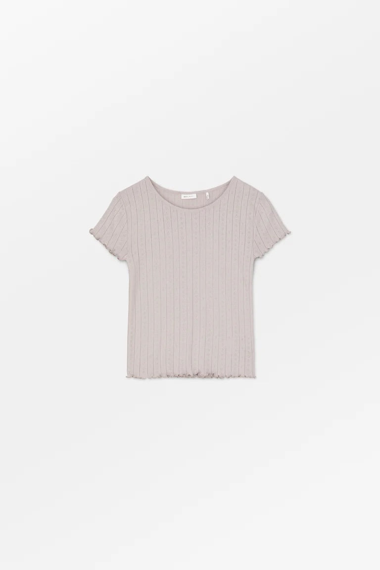 Skall | Edie Cap Sleeve Tee - Dusty Lavender