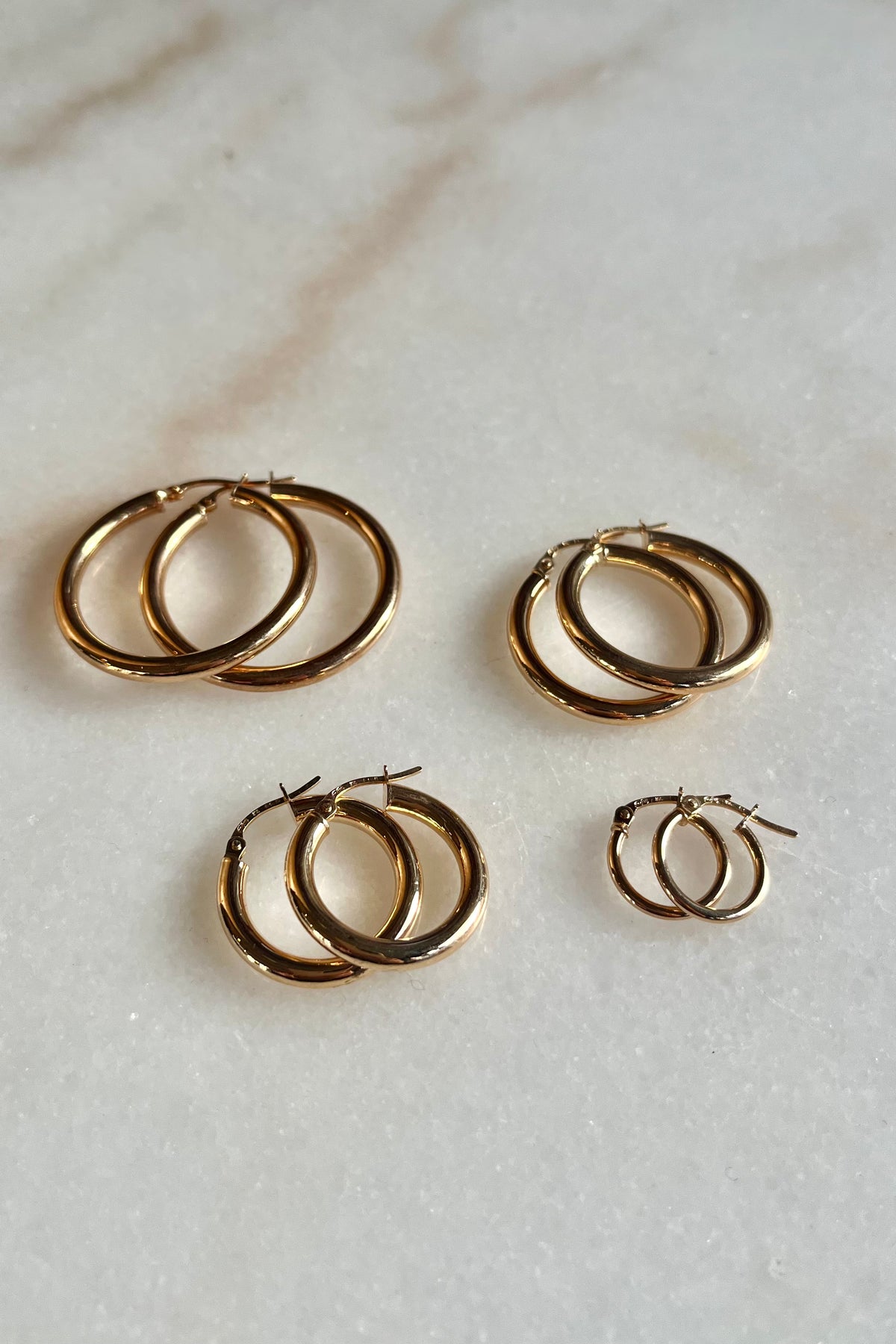 Tidy Street Store | 9ct Gold Hoops