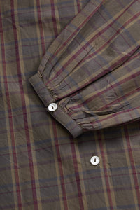 Skall | Cilla Shirt - Green/Red Check