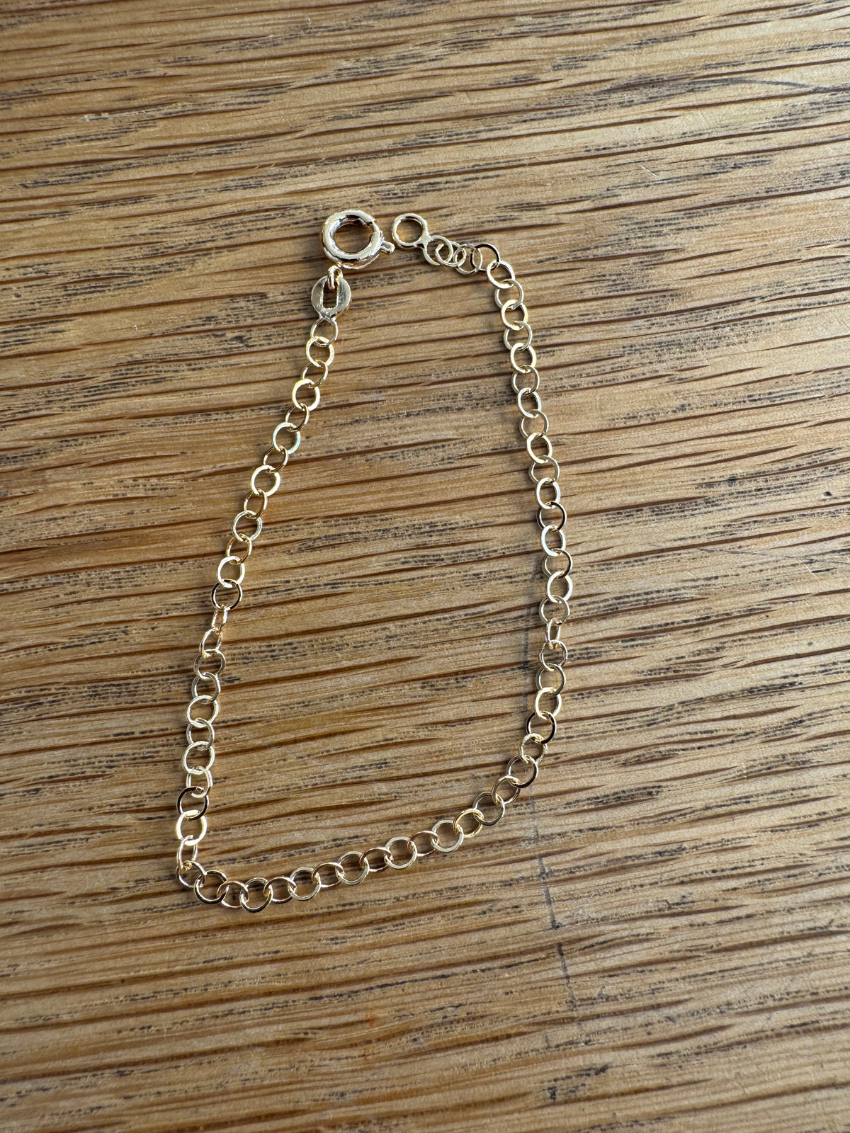 Open link chain bracelet