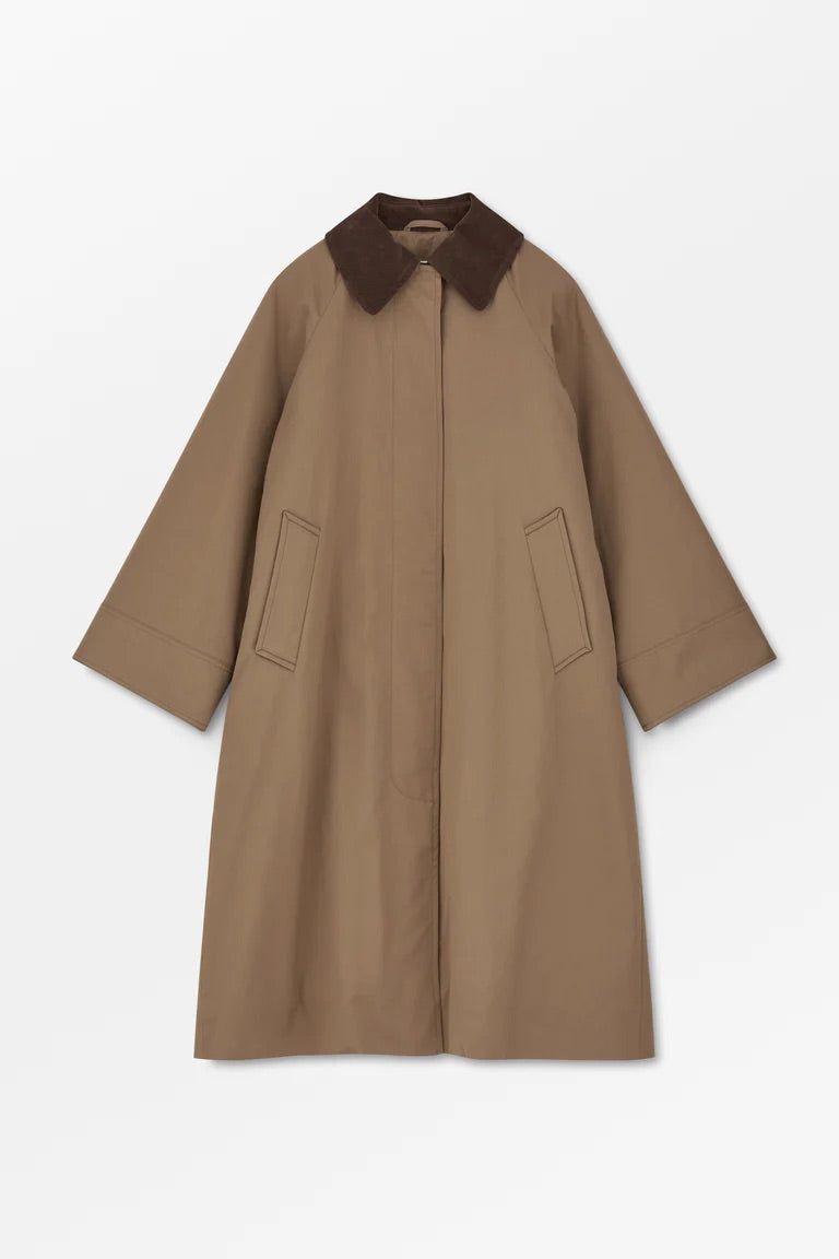 Skall | Gaby Coat - Taupe Brown