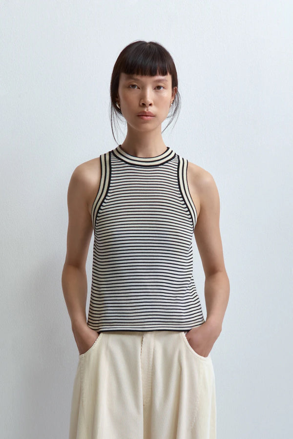 Cordera Cotton Striped Tank Top