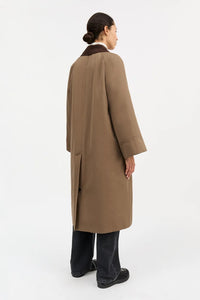Skall | Gaby Coat - Taupe Brown
