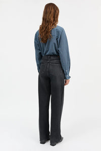 Skall | Lune Shirt - Blue/Cream mini check
