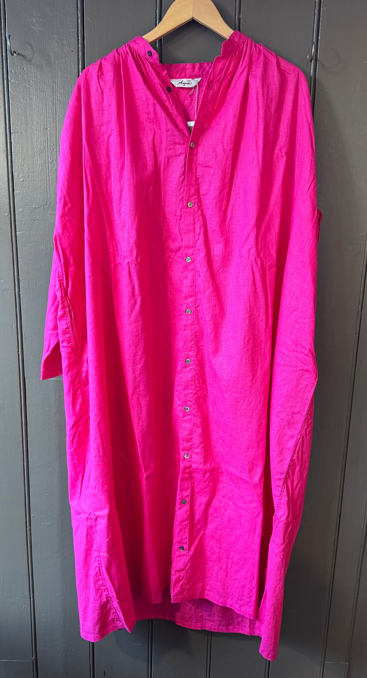 Ichi Antiquities | Canvas Dress - Pink