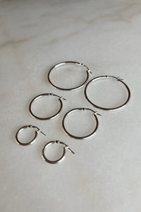 Tidy Street Store | Sterling Silver hoops