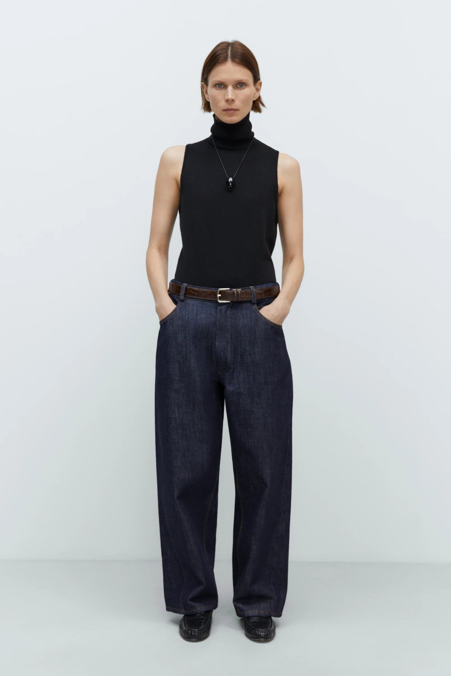 Cordera | Denim Straight Pants - Indigo