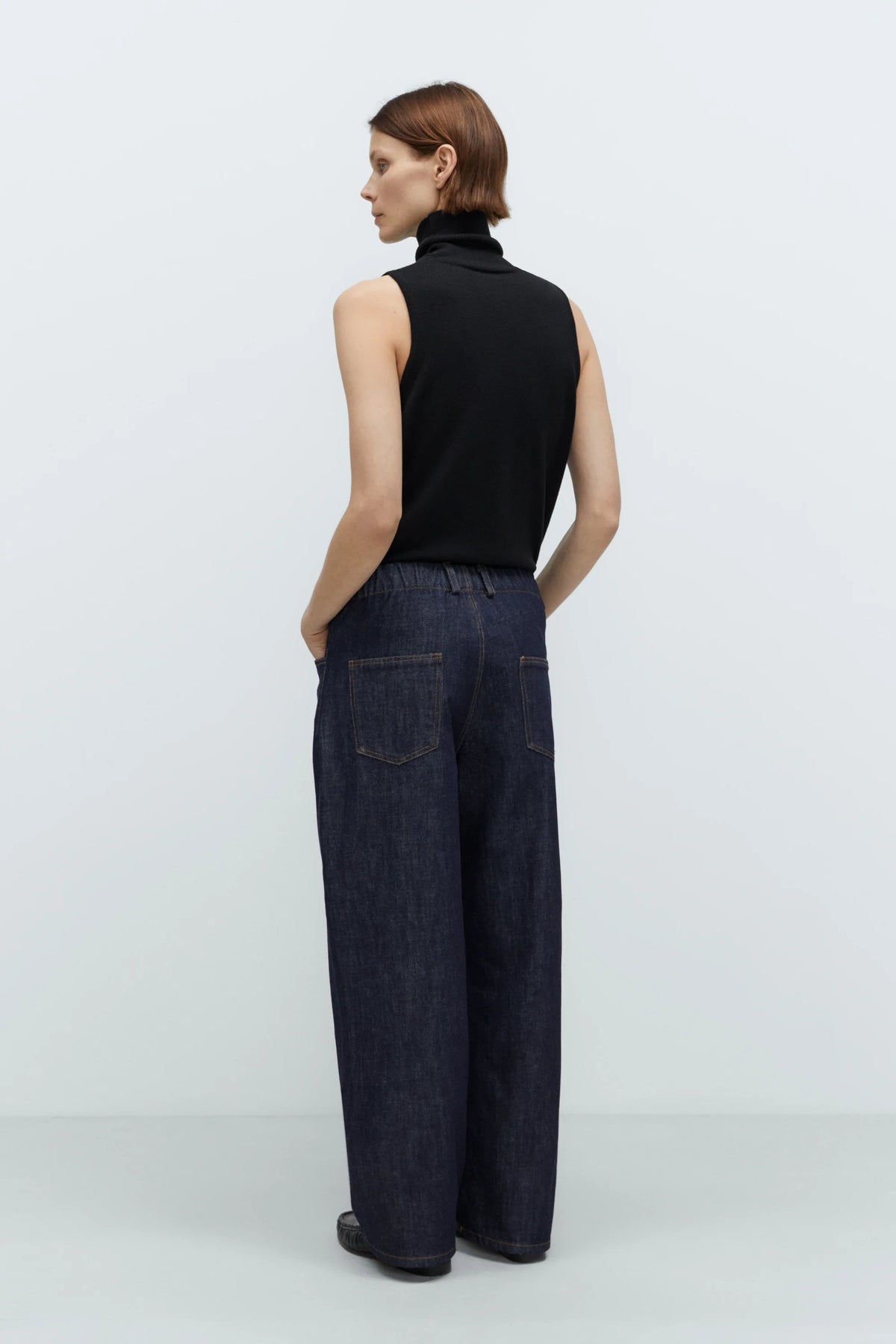 Cordera | Denim Straight Pants - Indigo
