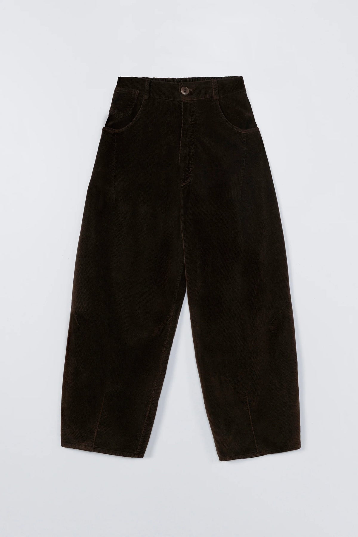 Cordera | Corduroy Baggy Pants - Brown