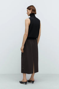 Cordera | Merino Wool Turtleneck Vest - Black