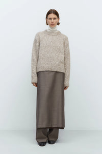 Cordera | Chunky Knit Sweater - Beige Melange