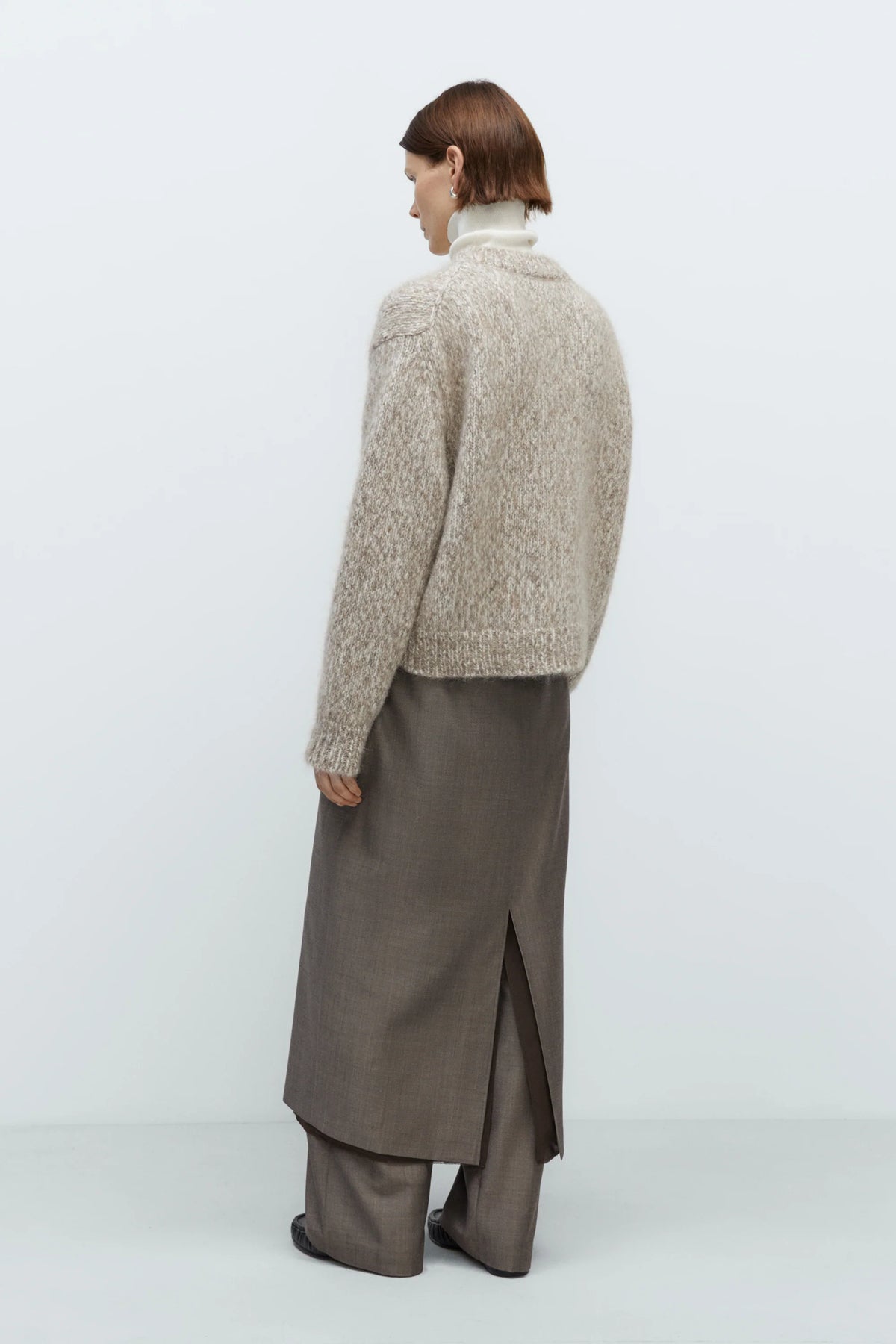 Cordera | Chunky Knit Sweater - Beige Melange