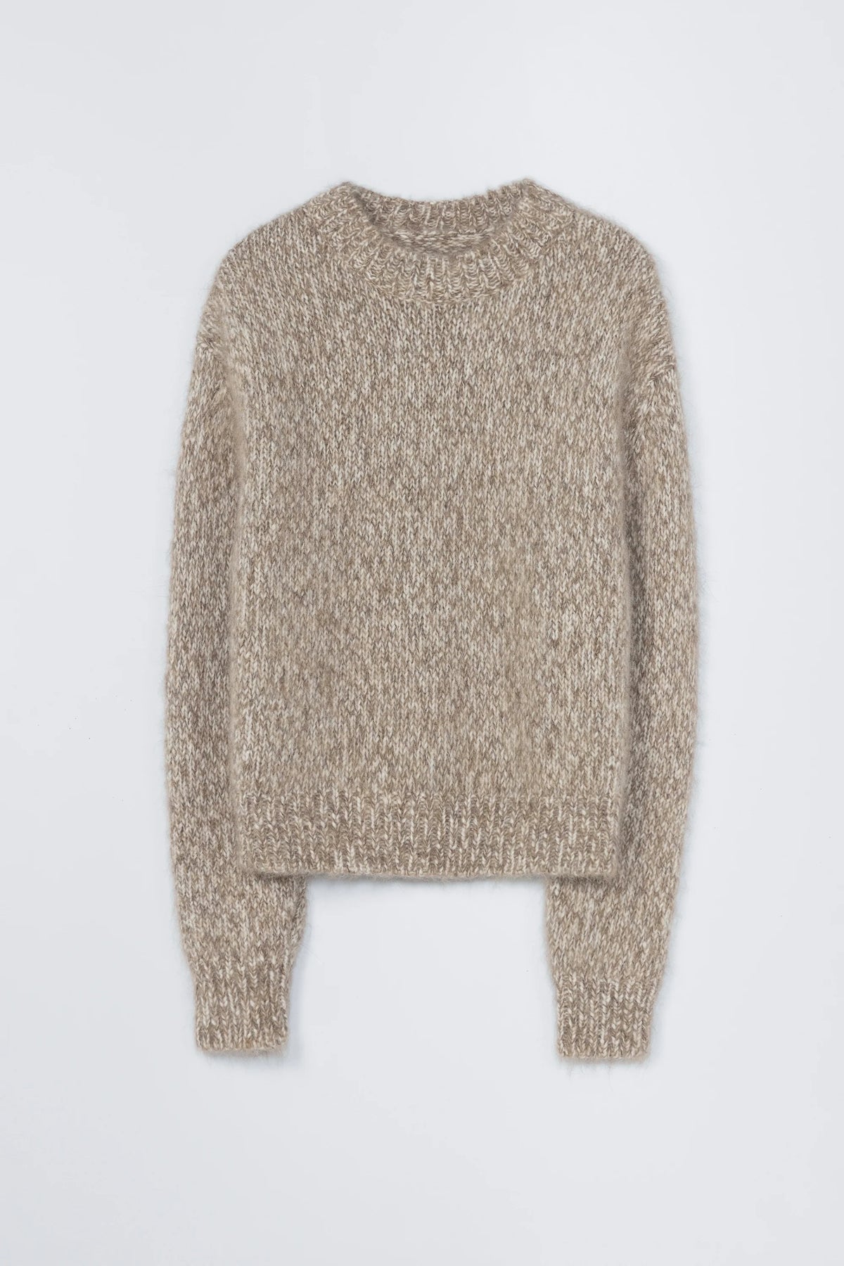 Cordera | Chunky Knit Sweater - Beige Melange