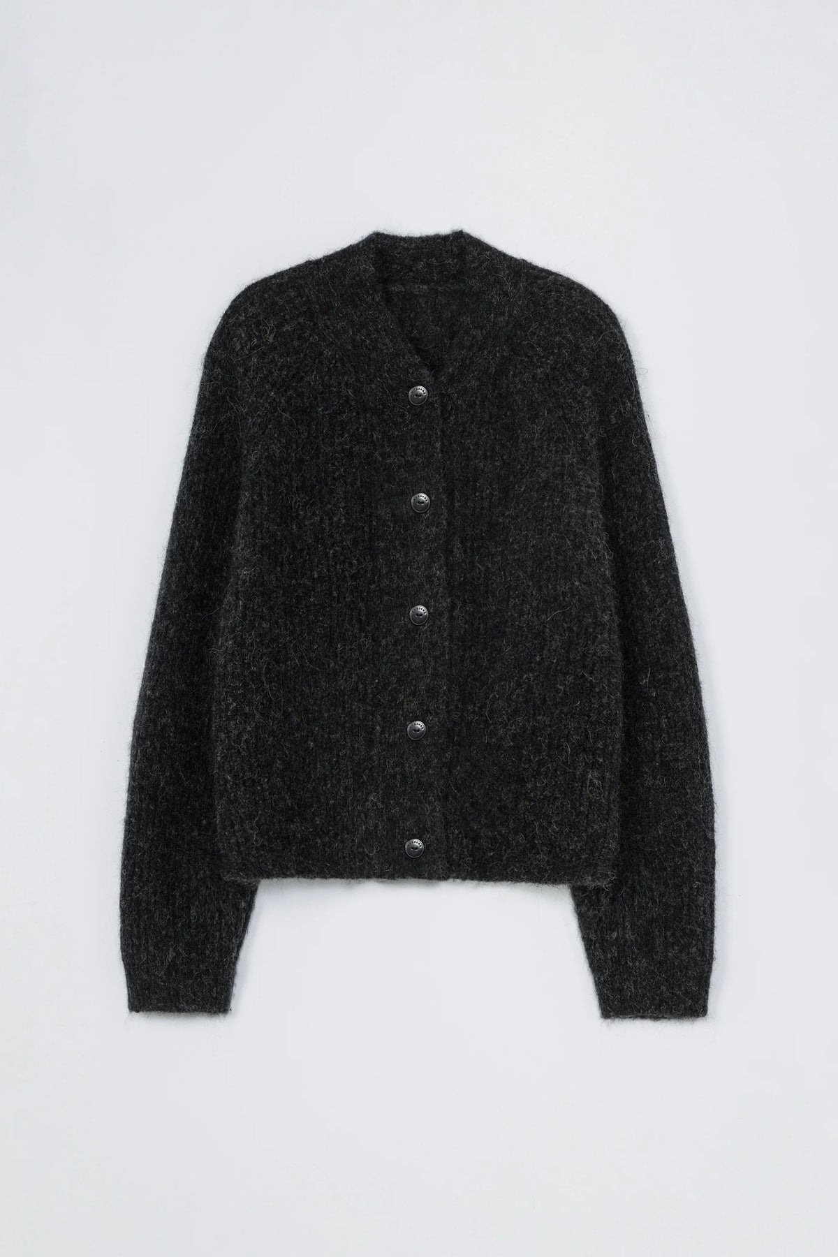 Cordera | Baby Alpaca Cardigan - Anthracite