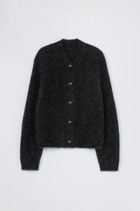 Cordera | Baby Alpaca Cardigan - Anthracite
