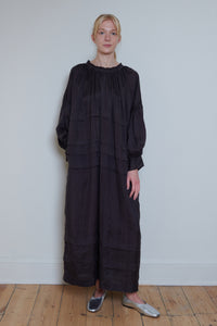 Runaway Bicycle | Tiered Dress - Brown