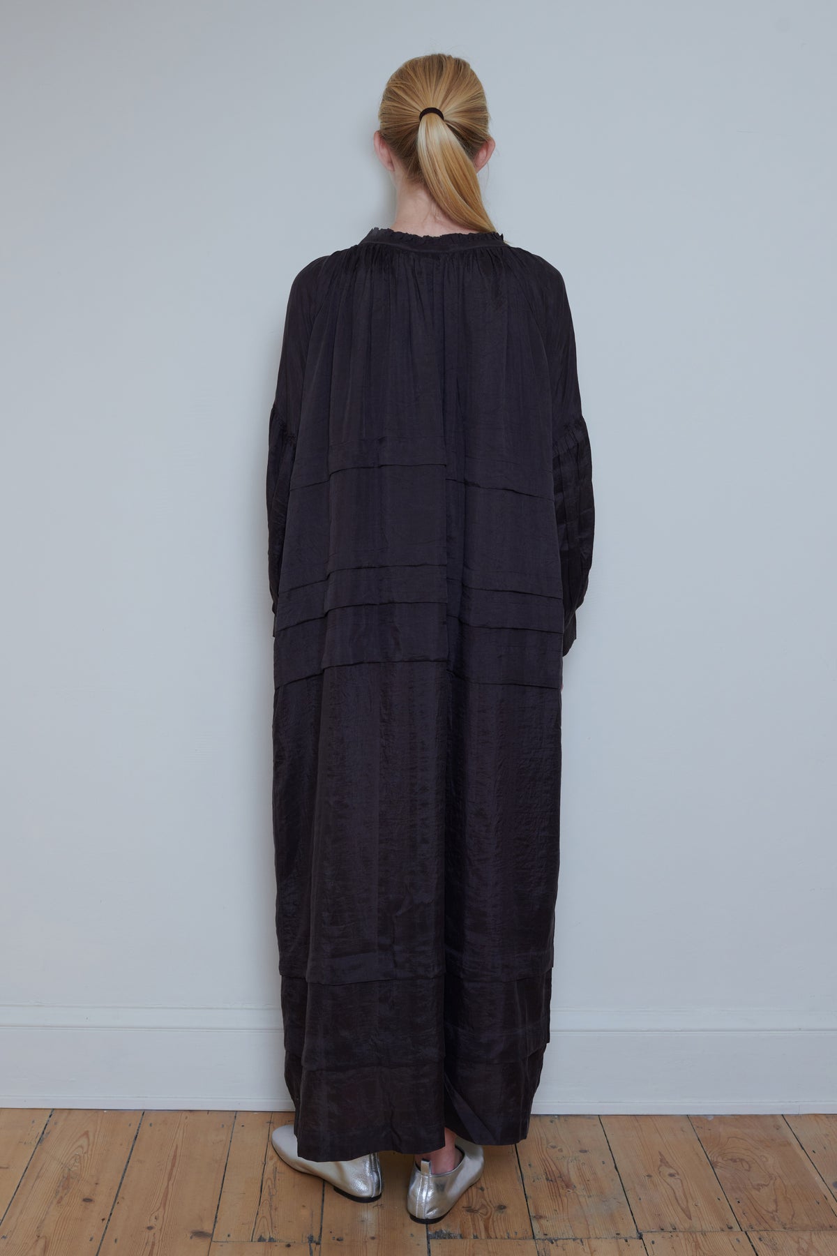 Runaway Bicycle | Tiered Dress - Brown