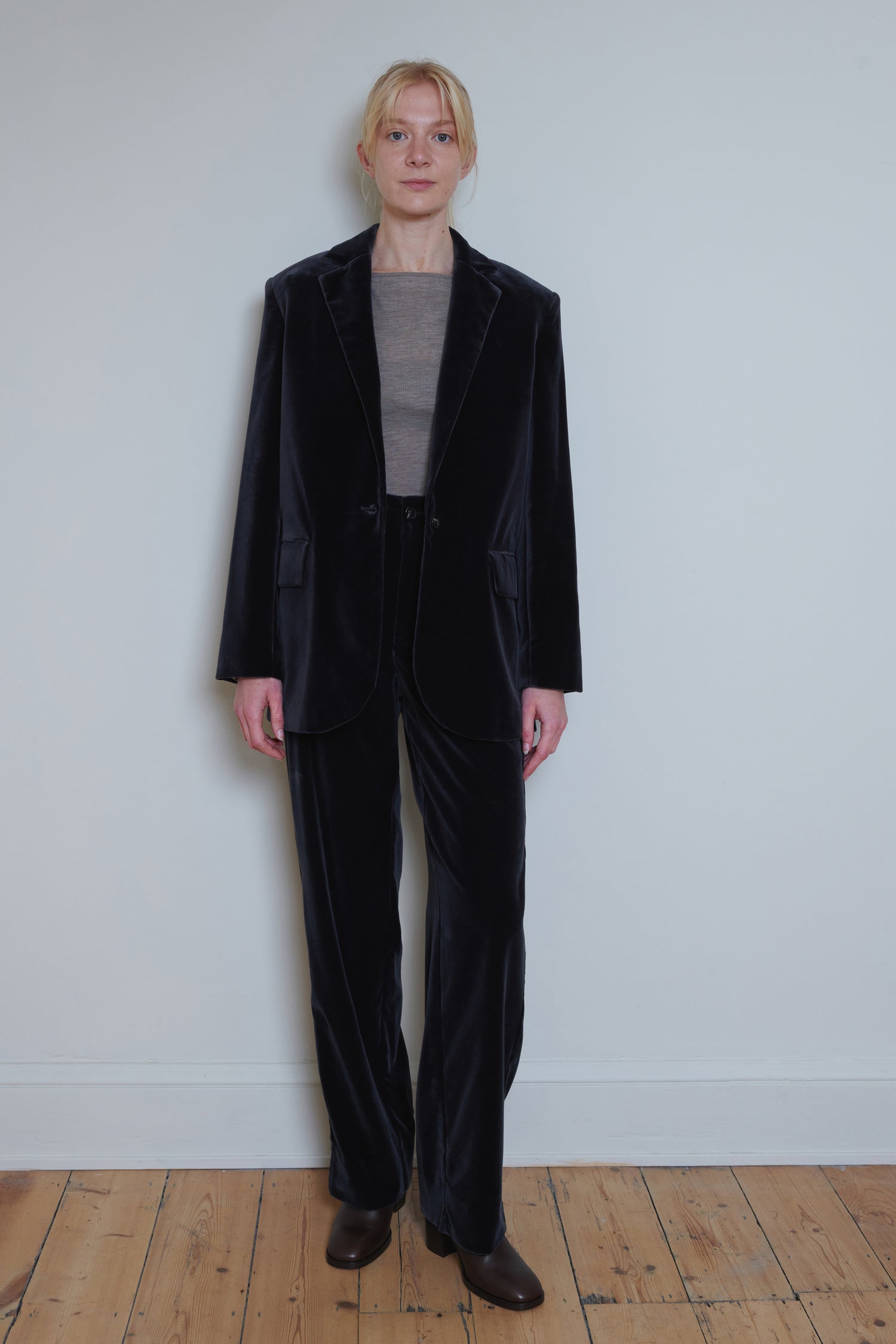 Soeur | Sevres Jacket - Anthracite Velvet