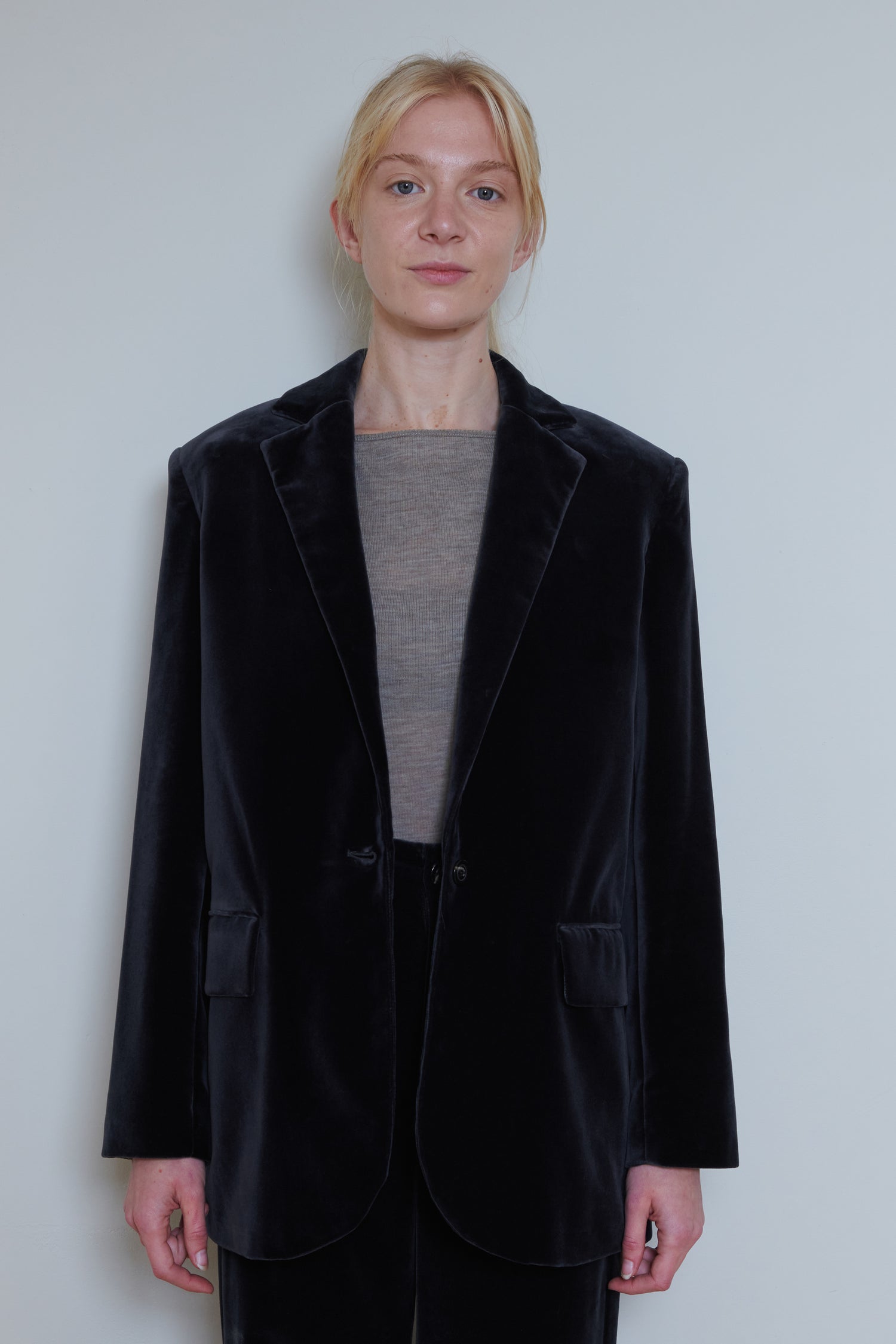 Soeur | Sevres Jacket - Anthracite Velvet