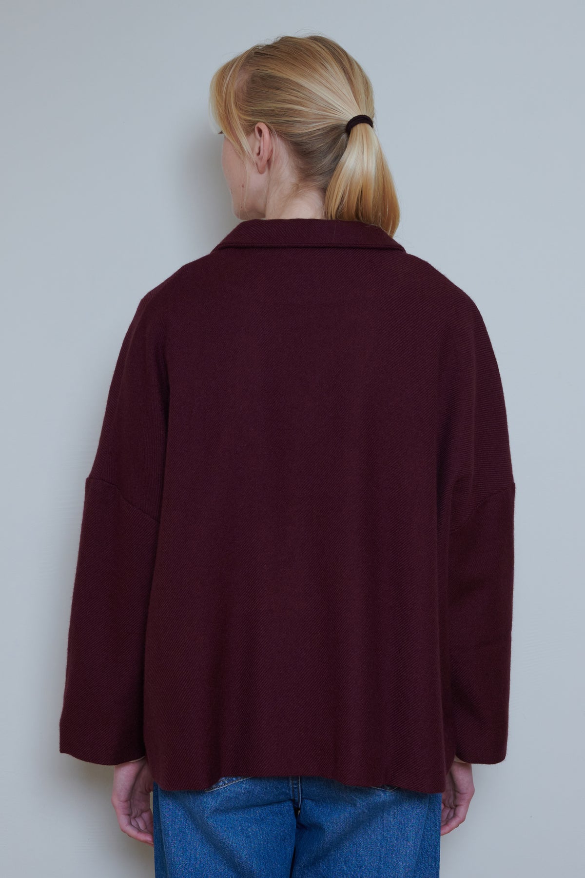 Runaway Bicycle | Wool Jacket - Burgundy