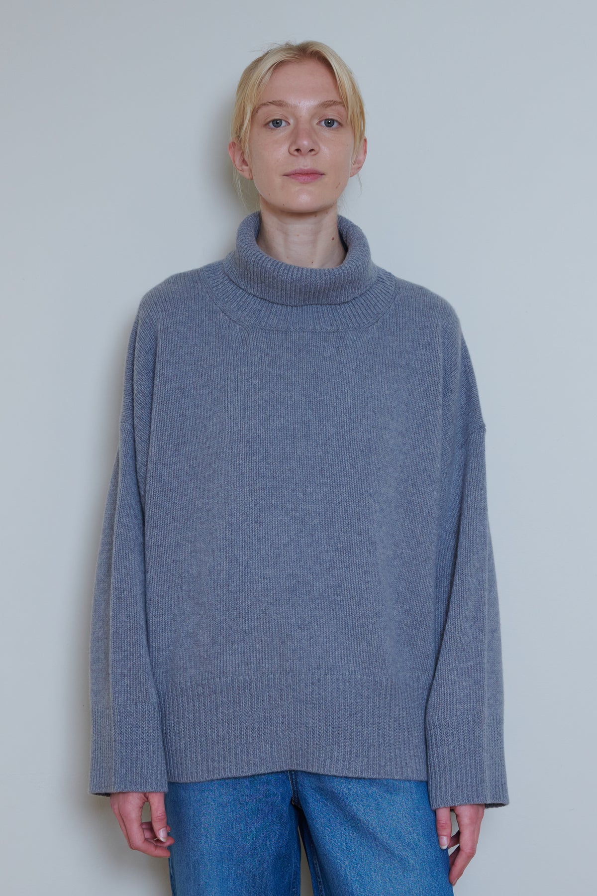 Skall | Silene t-neck - Grey Melange