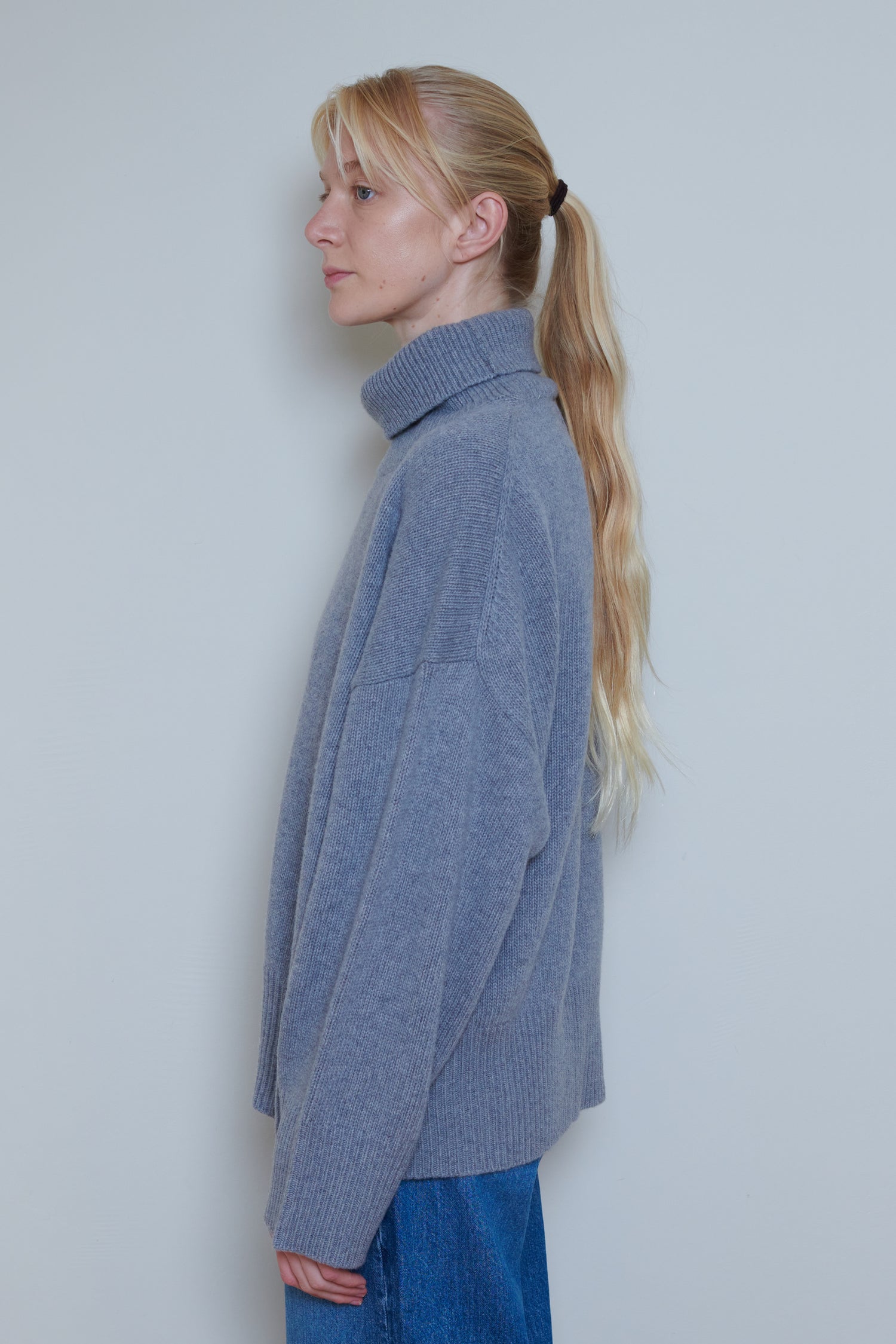 Skall | Silene t-neck - Grey Melange