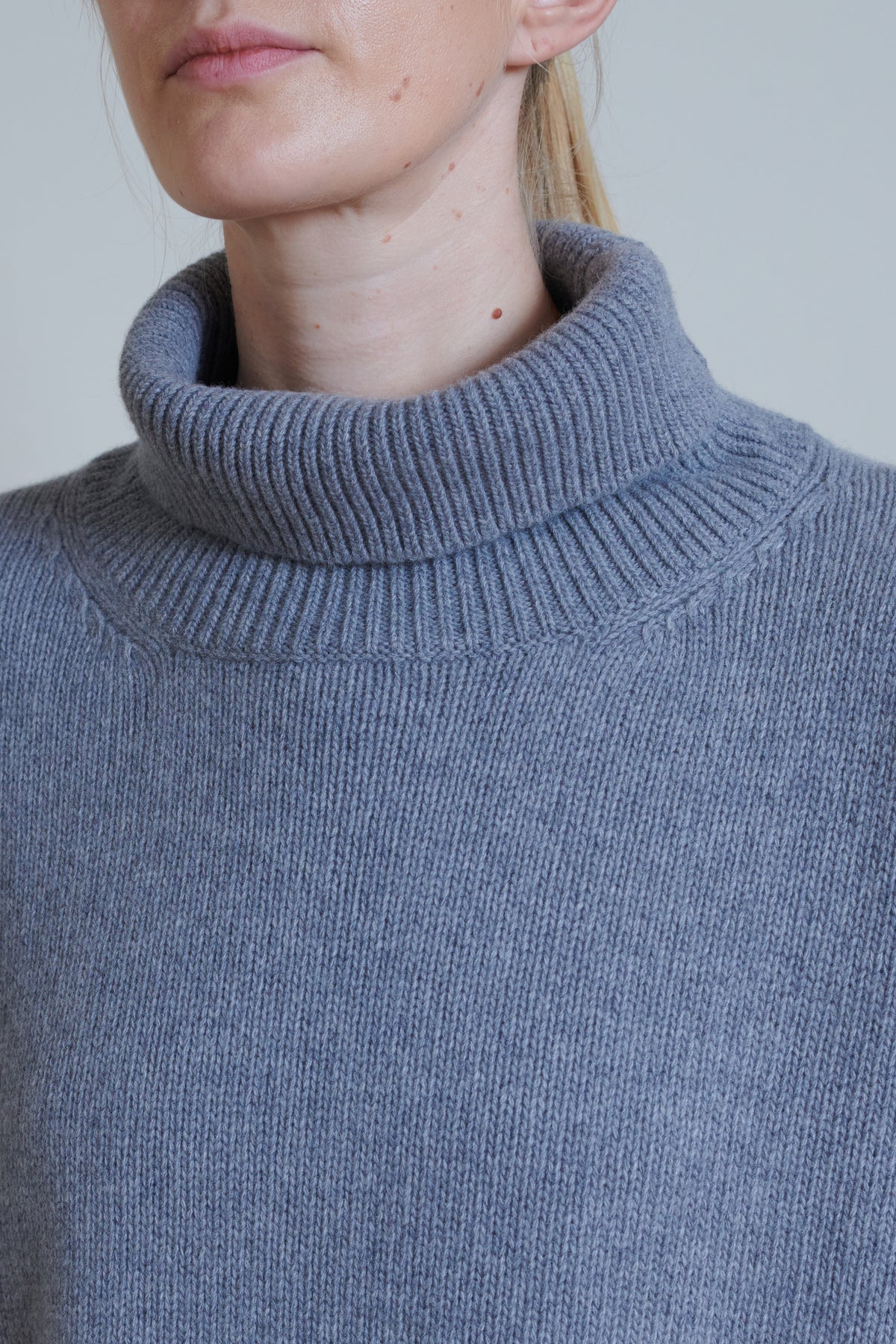 Skall | Silene t-neck - Grey Melange