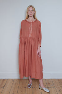 Runaway Bicycle | Frill Dress - Peach