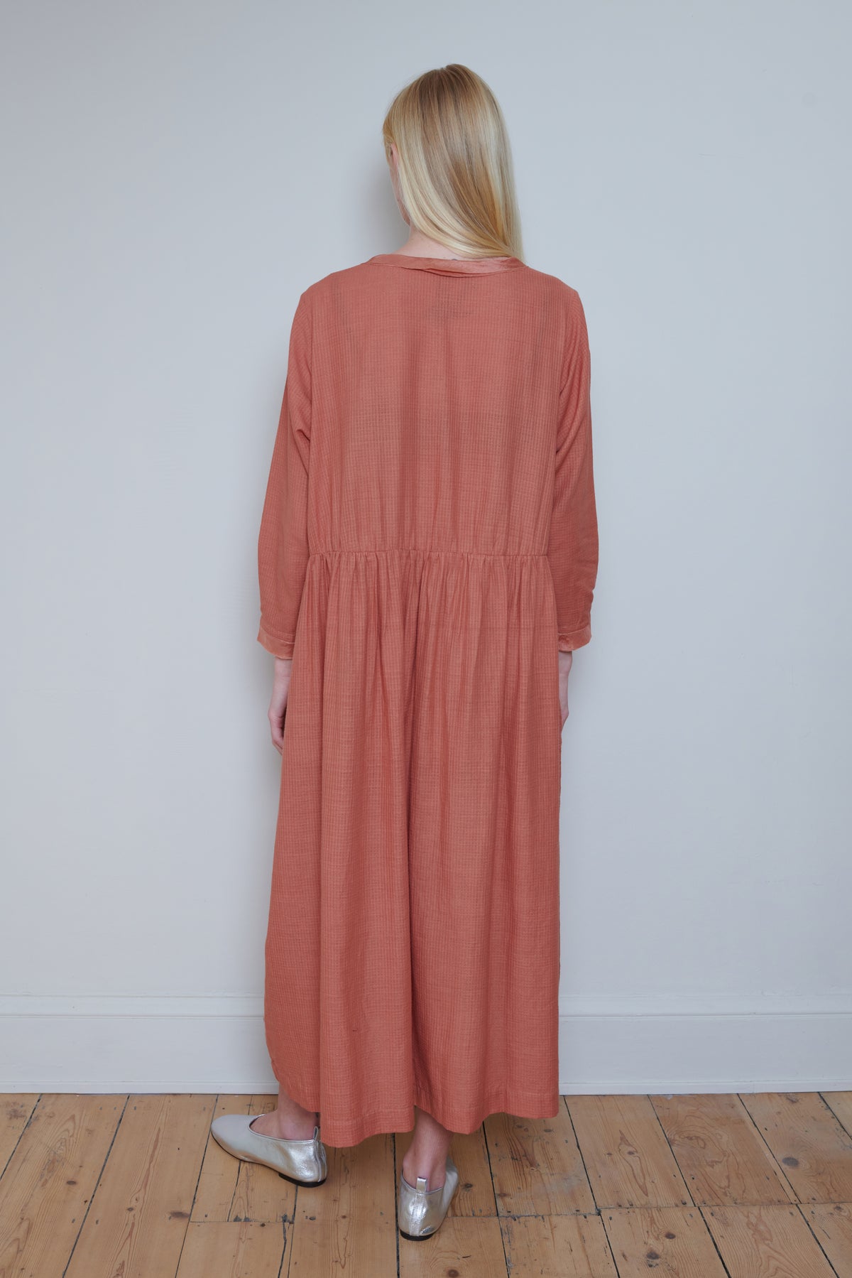 Runaway Bicycle | Frill Dress - Peach