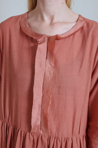 Runaway Bicycle | Frill Dress - Peach