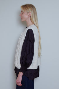 Runaway Bicycle | Bobby Merino Vest - White