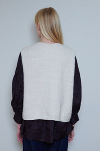 Runaway Bicycle | Bobby Merino Vest - White