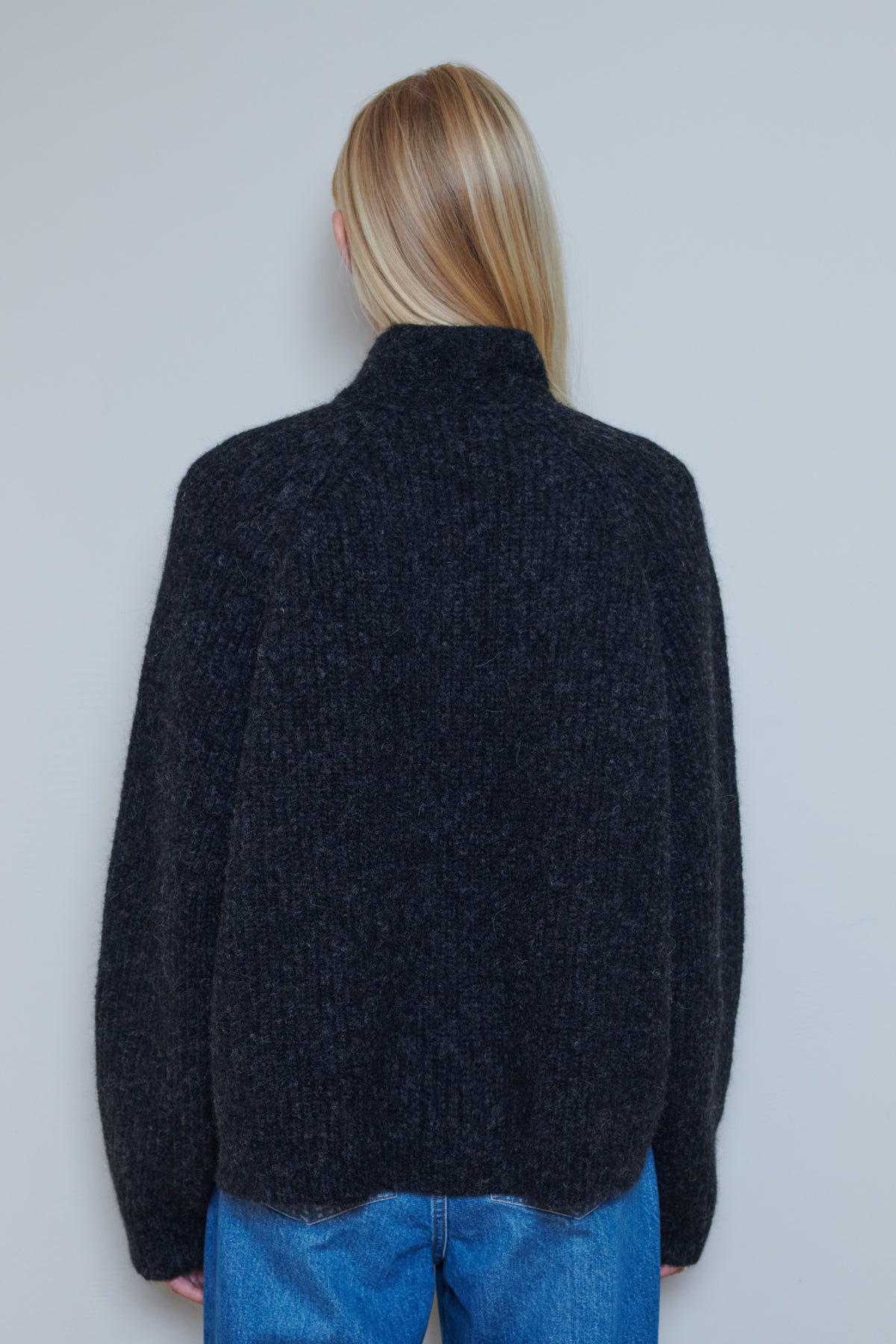 Cordera | Baby Alpaca Cardigan - Anthracite