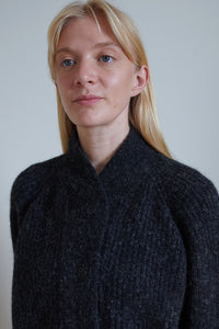 Cordera | Baby Alpaca Cardigan - Anthracite