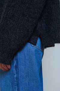 Cordera | Baby Alpaca Cardigan - Anthracite
